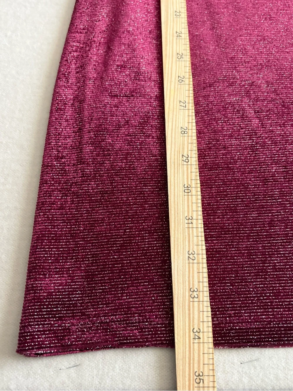 Michael Kors Shimmering Magenta Long-Sleeve Shift Dress